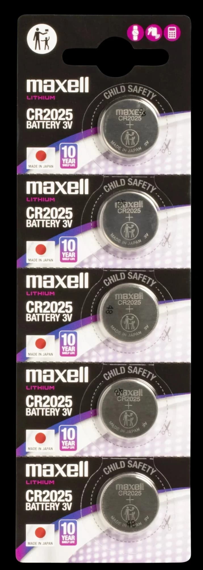 Батарейка Maxell CR2025 Lithium B5/K20/400
