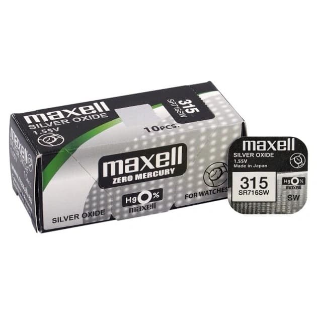 Батарейка MAXELL SR 716SW 315 /SP 10