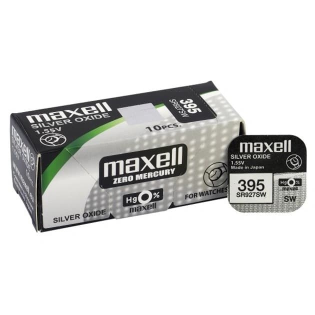 Батарейка MAXELL 395/ SR927SW /AG7 /Box 10