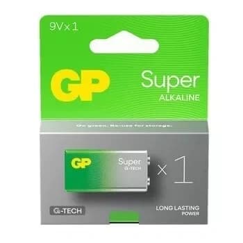 Батарейка GP 9V/6LF22 SUPER ALKALINE (крона) B1/P10