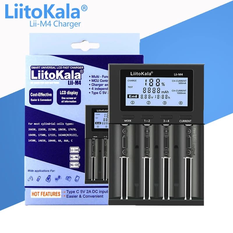 Зарядний пристрій LiitoKala Lii-M4