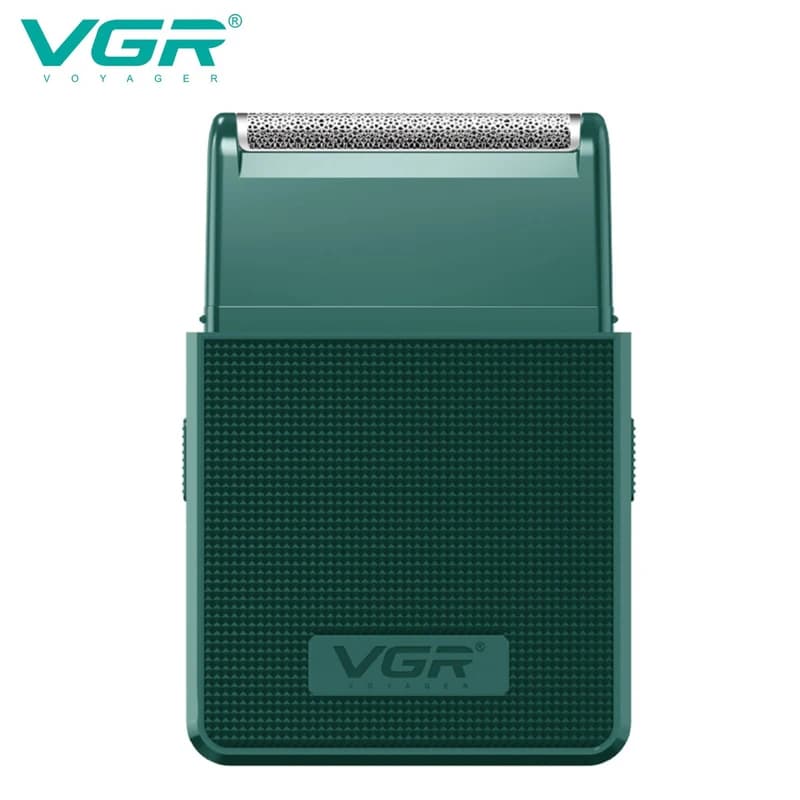 Електробритва VGR V-376 GREEN шейвер, висувний триммер — фото 2