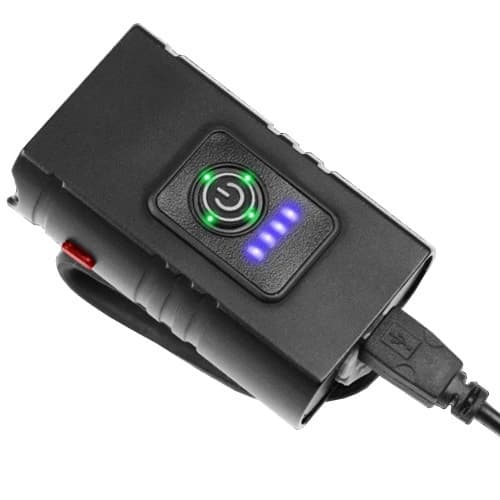 Велоліхтар BK-02Pro-2XPE ULTRA LIGHT, ALUMINUM, індикація заряду, Waterproof, акумулятор, ЗП Type-C — фото 4