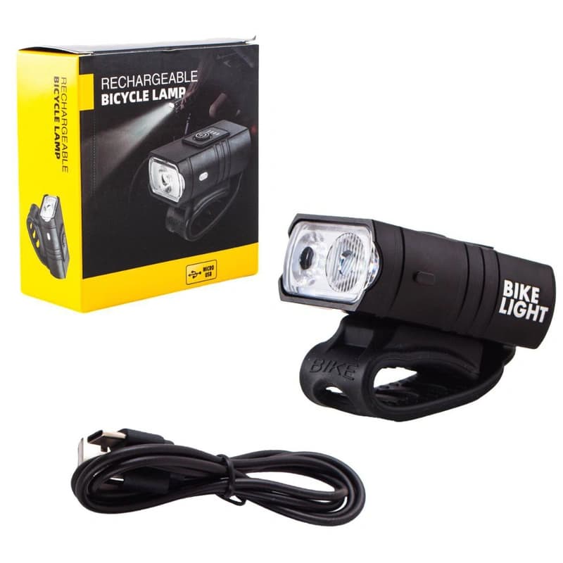 Велоліхтар BK-02Pro-2XPE ULTRA LIGHT, ALUMINUM, індикація заряду, Waterproof, акумулятор, ЗП Type-C — фото 6