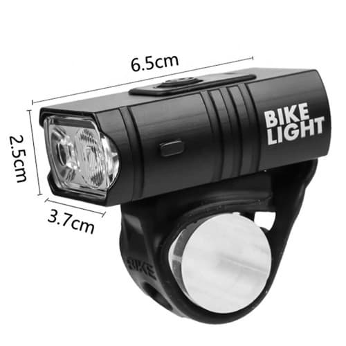 Велоліхтар BK-02Pro-2XPE ULTRA LIGHT, ALUMINUM, індикація заряду, Waterproof, акумулятор, ЗП Type-C — фото 7