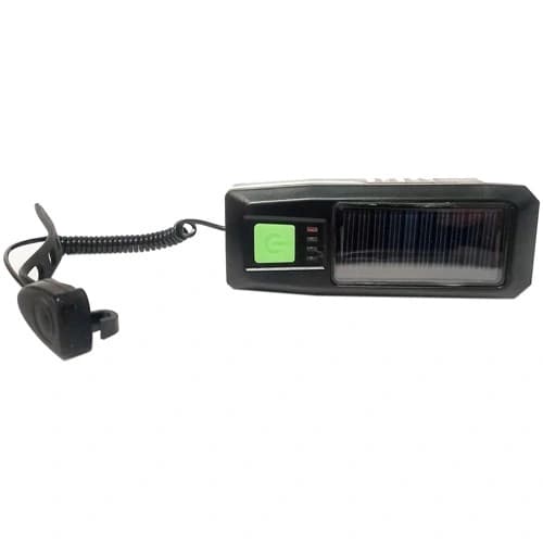 Велоліхтар із сигналом LY-17-XPE, сон. батарея, виносна кнопка, Waterproof, Li-Ion акумулятор, ЗП microUSB — фото 3
