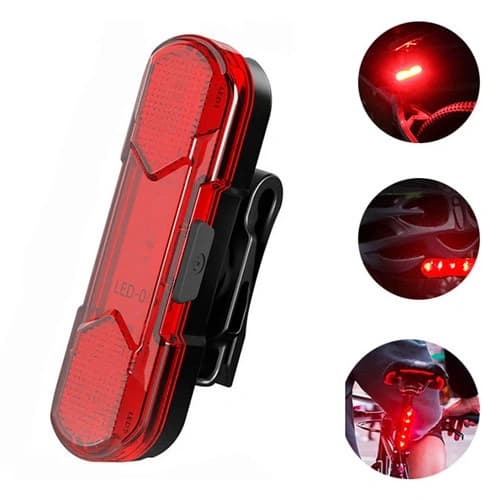 Велоліхтар BSK-HY027-XPG, STOP-5SMD(Red), Li-Ion акумулятор, ЗП microUSB, Box — фото 6
