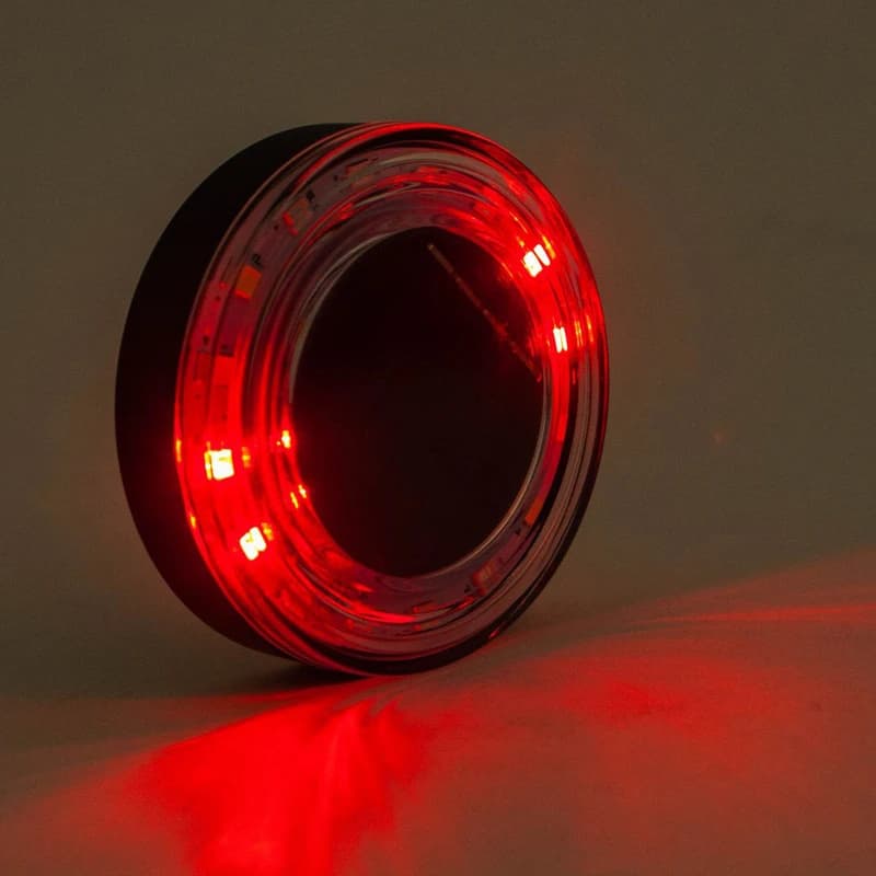 Велоліхтар HYD-085-SMD(RGB), сонячна батарея, Waterproof, Li-Ion акумулятор, ЗП Type-C — фото 4