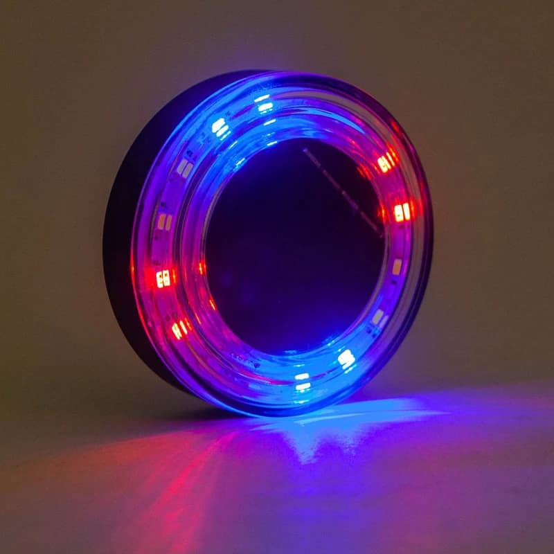 Велоліхтар HYD-085-SMD(RGB), сонячна батарея, Waterproof, Li-Ion акумулятор, ЗП Type-C — фото 6