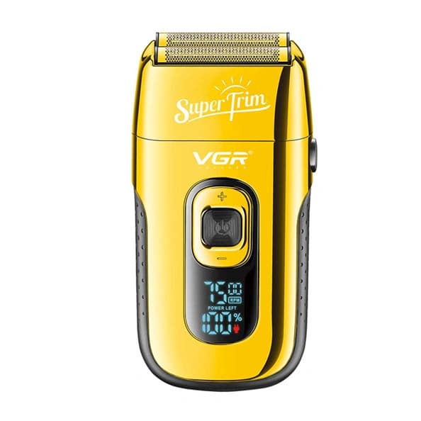 Електробритва VGR V-332 GOLD шейвер, подвійне лезо, триммер, LED Display — фото 5
