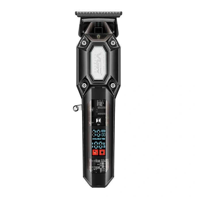 Тример VGR V-900 BLACK, 4 насадки, LED display, 7000 RPM — фото 2