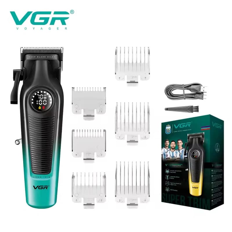 Акумуляторна машинка для стриження (clipper) VGRV-196 GREEN