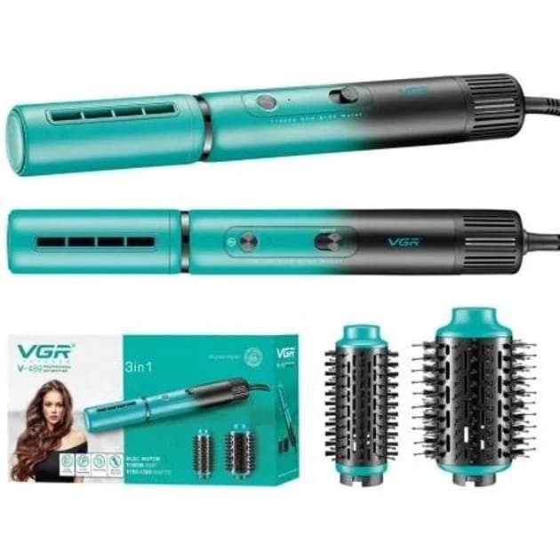 Фен-стайлер VGR V-489 GREEN 3 в 1