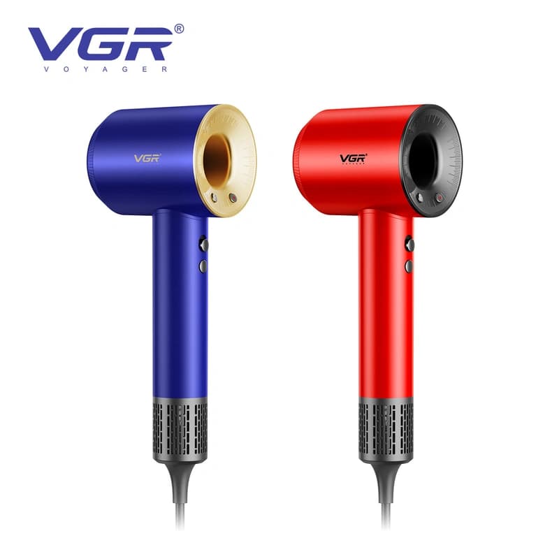 Фен професійний VGR V-445 RED, 3 рівні обдування, 4 рівні температури, 1600 Вт, 110000 RPM — фото 6