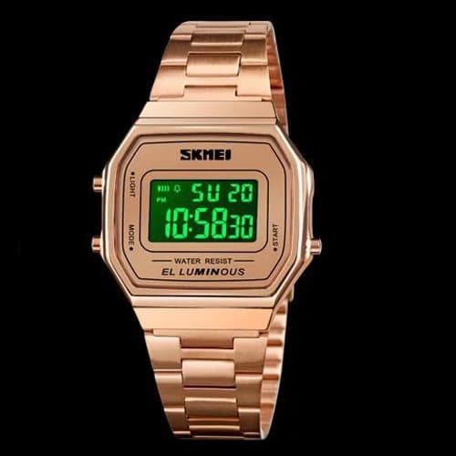 Годинники наручні 1647GDBK SKMEI, GOLD-BLACK — фото 2