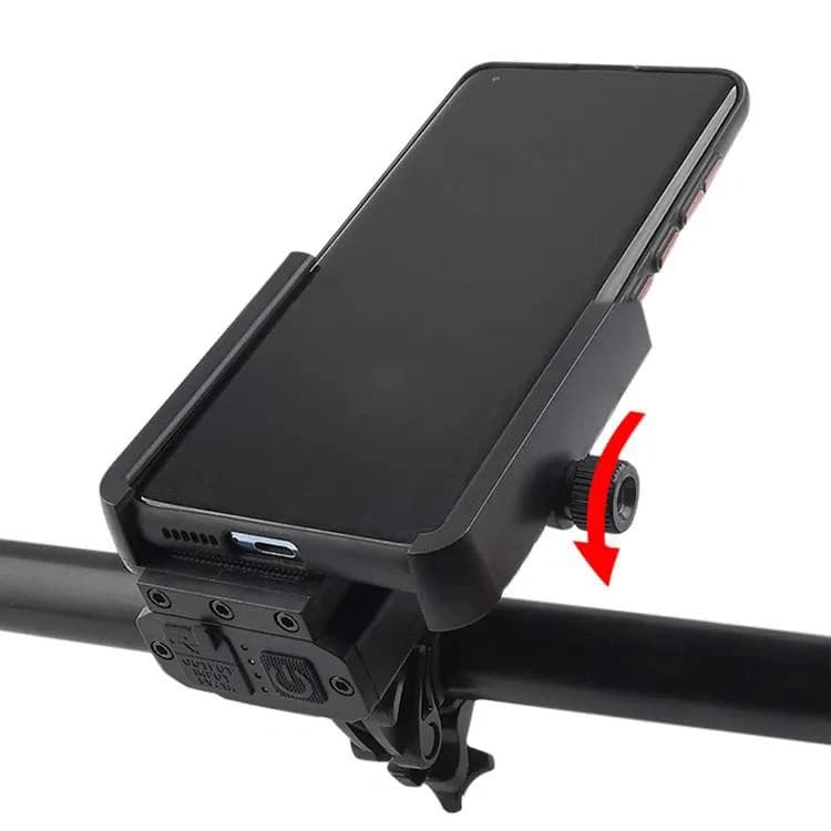 Велоліхтар BK09/Z-03-3T6, Power Bank, Li-Ion акумулятор, ЗП Type-C, кріплення під телефон — фото 7