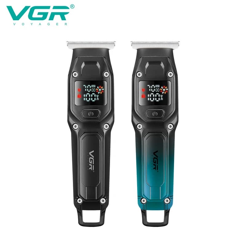 Тример VGR V-964 GREEN, 7000 RPM, 3 насадки, LED display — фото 5