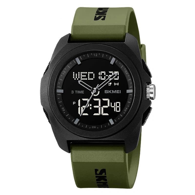 Годинники наручні 2199AG SKMEI, ARMY GREEN