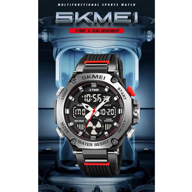 Годинники наручні 2223BK SKMEI, BLACK — фото 4