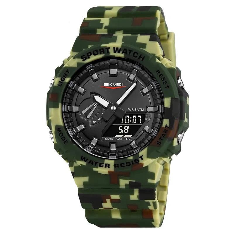 Годинники наручні 2351CMGN SKMEI, CAMO GREEN
