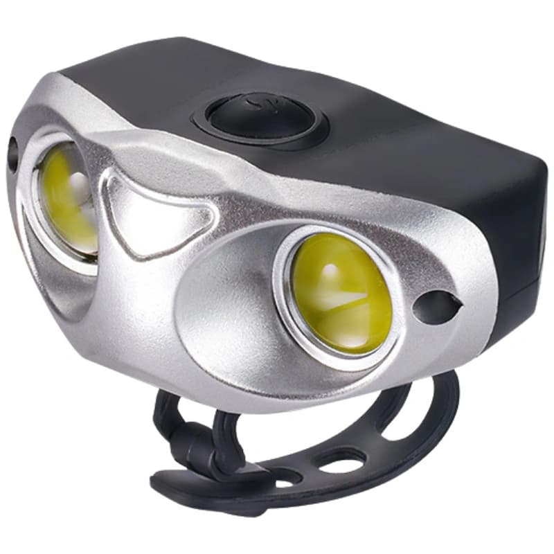 Велоліхтар QX-Q02-2COB, Li-Ion акум., ЗП microUSB
