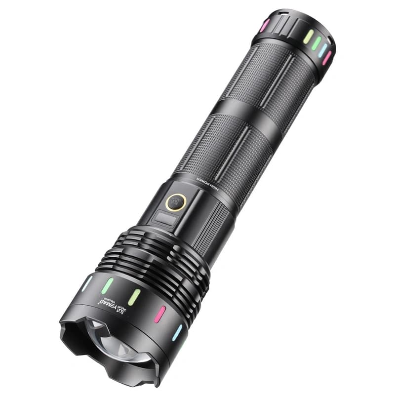 Далекобійний ліхтар YEMAO YM-G646, 4000LM, акумулятор 451350 (20000 mAh), чохол, блок живлення — фото 4