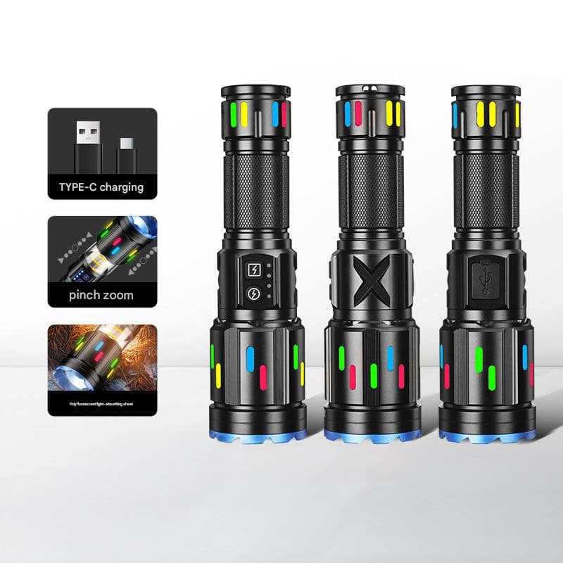 Тактичний ліхтар YEMAO YM-G560Y, 1200LM, акумулятор 26650 (5000 mAh), функція лампи — фото 7