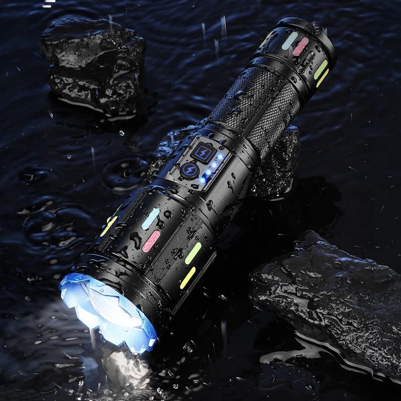 Тактичний ліхтар YEMAO YM-G560Y, 1200LM, акумулятор 26650 (5000 mAh), функція лампи — фото 8