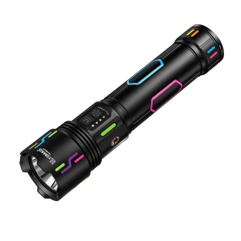 Далекобійний ліхтар YEMAO YM-G640Y, 4000LM, акумулятор 33140 (15000 mAh), чохол, блок живлення — фото 8