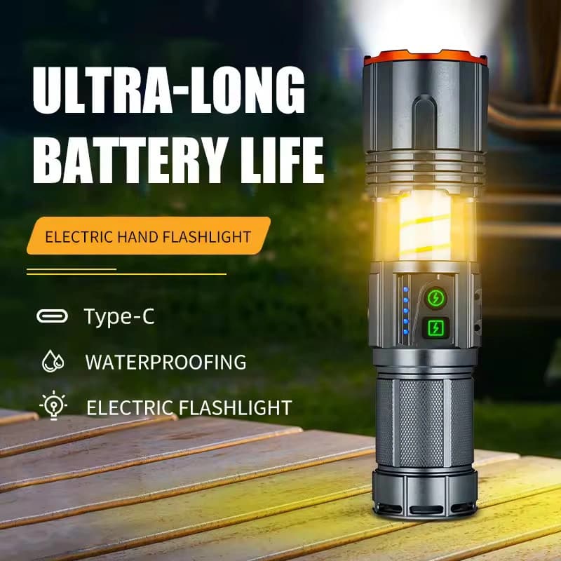 Тактичний ліхтар YEMAO YM-G520, 2500LM, акумулятор 40700 (9000 mAh), функція лампи — фото 7