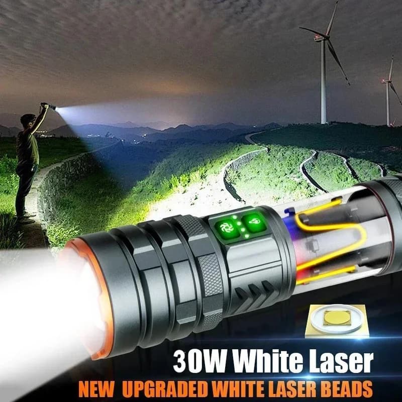 Тактичний ліхтар YEMAO YM-G580, 2500LM, акумулятор 26650 (5000 mAh), функція лампи — фото 7