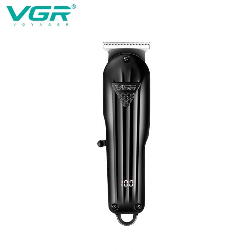 Машинка (триммер) для стрижки волосся VGR V-982, Professional, 4 насадки, LED Display — фото 8