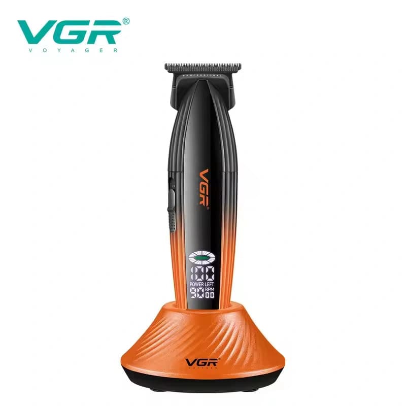 Тример VGR V-889T, 3 насадки, LED display, 9000RPM — фото 8