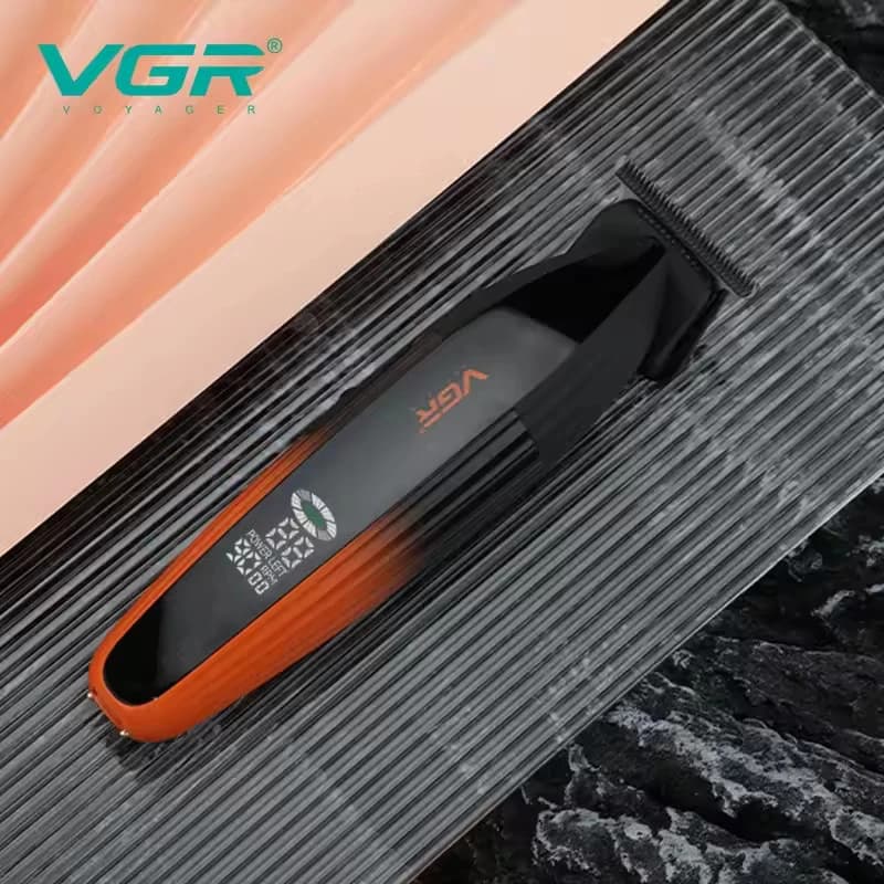 Тример VGR V-889T, 3 насадки, LED display, 9000RPM — фото 9