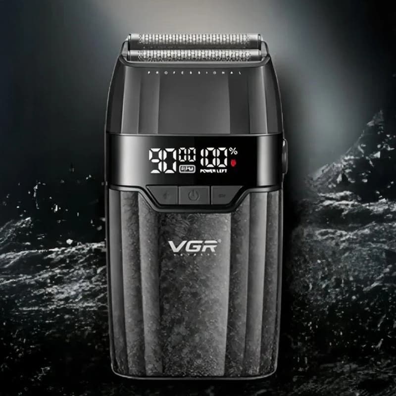 Електробритва VGR V-640S шейвер, подвійне лезо, 9000 RPM, LED Display — фото 10