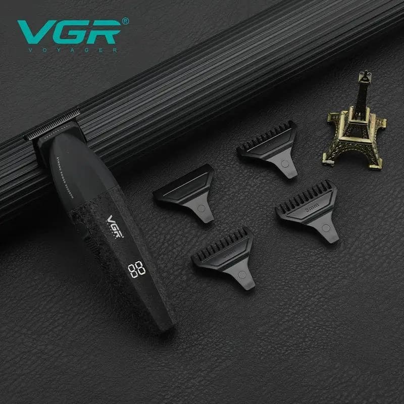 Тример VGR V-640T BLACK, 3 насадки, LED display, 9000RPM — фото 4