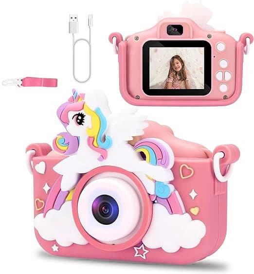 Дитячий фотоапарат X2A, PINK UNICORN