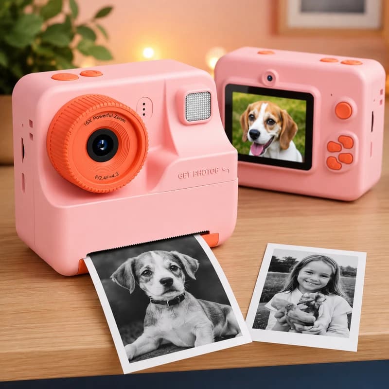 Дитячий фотоапарат Y708, PINK