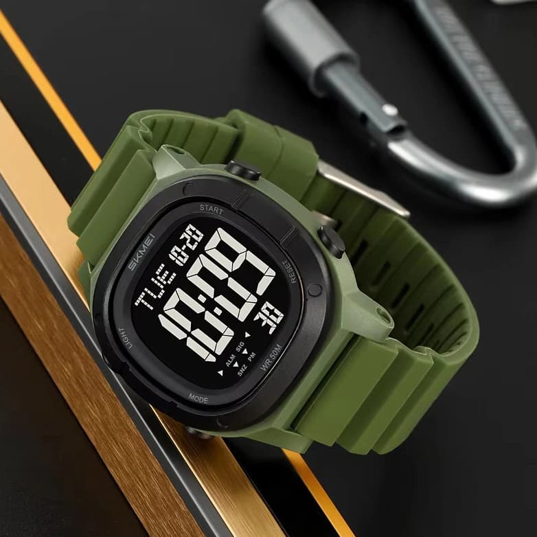Годинники наручні 2483AG SKMEI, ARMY GREEN — фото 3
