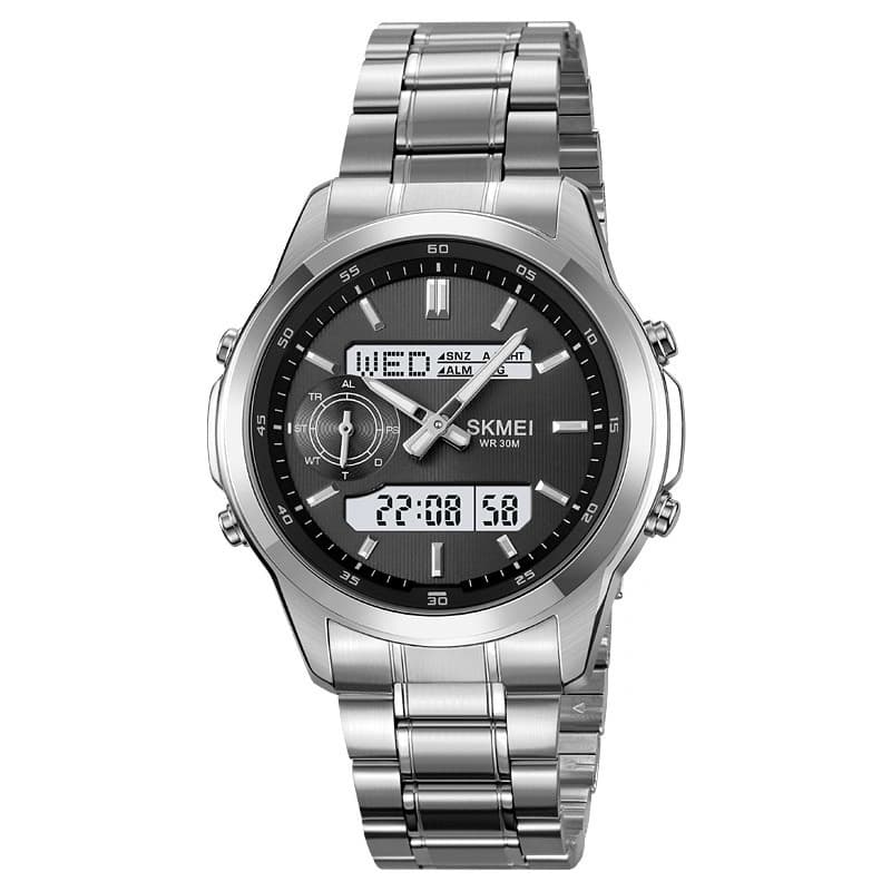 Годинники наручні 2284SIBK SKMEI, SILVER/BLACK