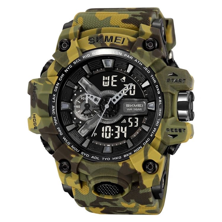 Годинники наручні 2396CMGN SKMEI, ARMY CAMOUFLAGE