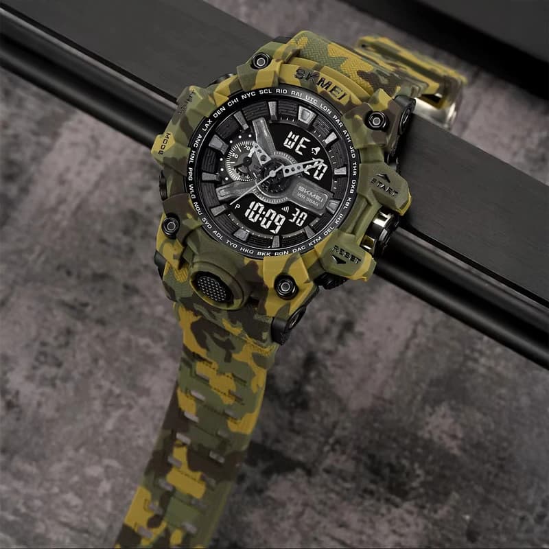 Годинники наручні 2396CMGN SKMEI, ARMY CAMOUFLAGE — фото 4