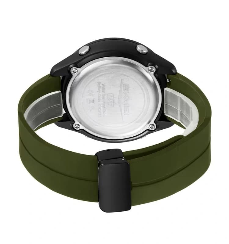 Годинники наручні 2412PAG SKMEI, ARMY GREEN-SILICONE — фото 2