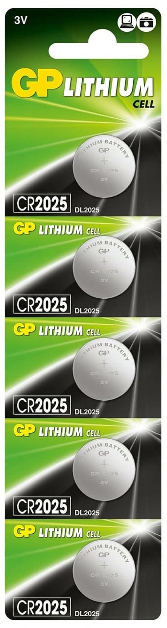Батарейка GP CR2025 Lithium B5/P20