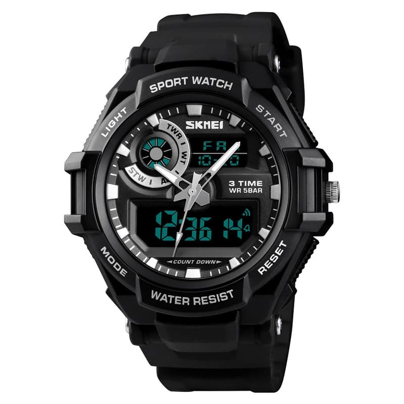 Годинники наручні 1357BK SKMEI, BLACK