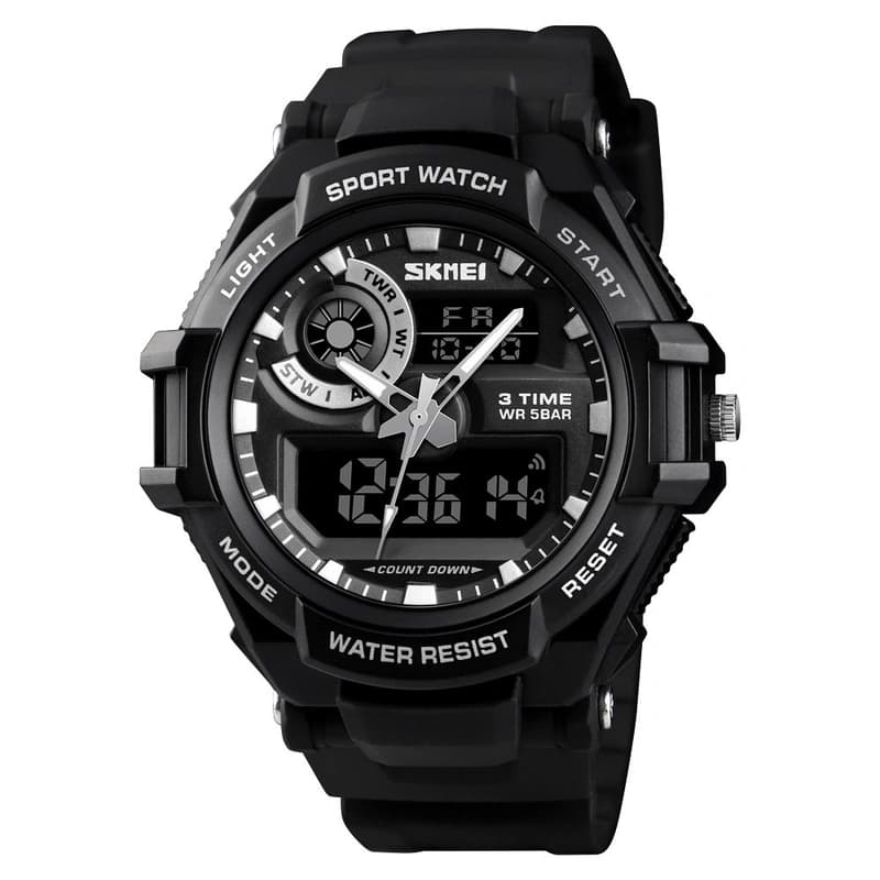Годинники наручні 1357BK SKMEI, BLACK — фото 2