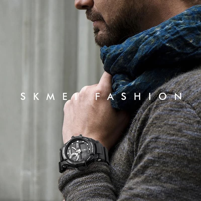 Годинники наручні 1357BK SKMEI, BLACK — фото 6