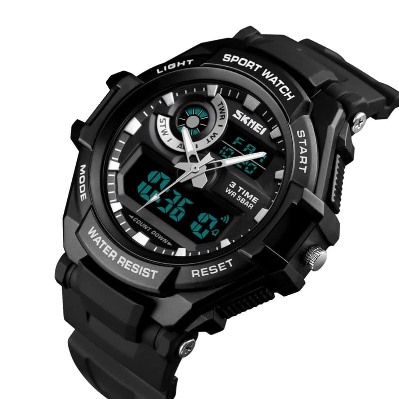Годинники наручні 1357BK SKMEI, BLACK — фото 7