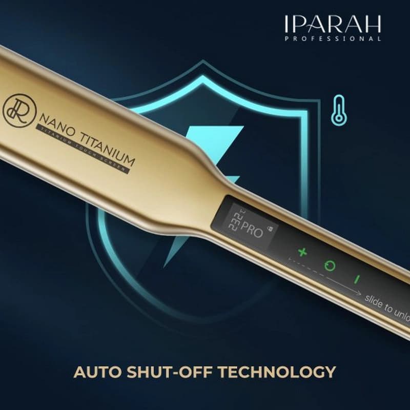 Випрямляч для волосся IPARAH P-128B GREY, 39мм, 50-232 ° C, керамічне покриття, 50 W, LED display — фото 5