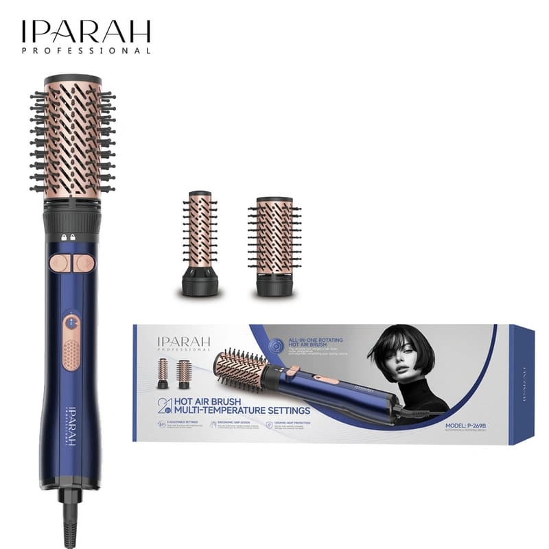 Фен-стайлер IPARAH 2 в 1 P-269B DARK BLUE
